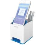 ČAŠA ZA OLOVKE PVC ČETVRTASTA WOW LEITZ 53631036 BIJELA/PLAVA - Image 2