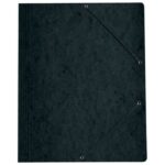 FASCIKL KLAPA S GUMICOM KARTON A4 HERLITZ 11199544 CRNI