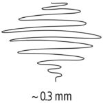 FLOMASTER ZA TEHNIČKO CRTANJE 0,3 MM PIGMENT LINER STAEDTLER 308 03-9 CRNI - Image 5