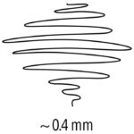 FLOMASTER ZA TEHNIČKO CRTANJE 0,4 MM PIGMENT LINER STAEDTLER 308 04-9 CRNI - Image 5