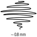 FLOMASTER ZA TEHNIČKO CRTANJE 0,8 MM PIGMENT LINER STAEDTLER 308 08-9 CRNI - Image 5