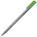 FLOMASTER FINELINER 0,3 MM TRIPLUS STAEDTLER 334-501 NEON ZELENI * DO ISTEKA ZALIHA
