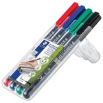 MARKER PERMANENTNI 0,4 MM PK4 RECIKLIRANI LUMOCOLOR STAEDTLER 313 WP4 - Image 2