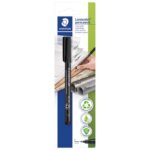 MARKER PERMANENTNI 0,6 MM RECIKLIRANI LUMOCOLOR STAEDTLER 318-9 BKDA CRNI BLISTER