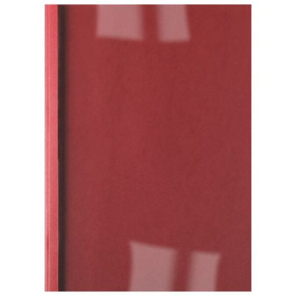 KORICE ZA TERMO UVEZ  1,5 MM 250G RELJEFNE A4 PK100 GBC.IB451201 CRVENE