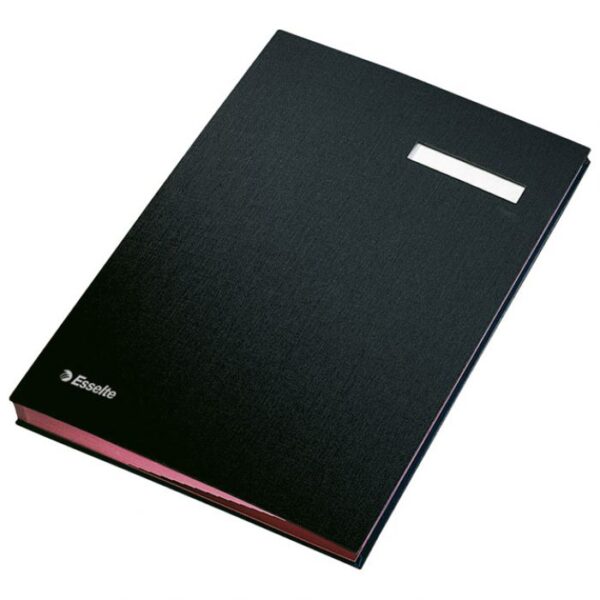 MAPA POTPISNA ESSELTE 621061 CRNA