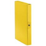 MAPA S GUMBOM HRBAT- 40 MM A4 DELSO LINE ESSELTE C8409/390384090 ŽUTA