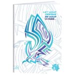 MAPA S GUMBOM HRBAT- 80 MM A4 DELSO LINE ESSELTE C8816/390388160 CRVENA - Image 4