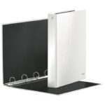 MAPA ULOŽNA 4RINGA-FI30 MM/HRBAT-40 MM A4 WOW LEITZ 42440101 BISERNO BIJELA * DO ISTEKA ZALIHA