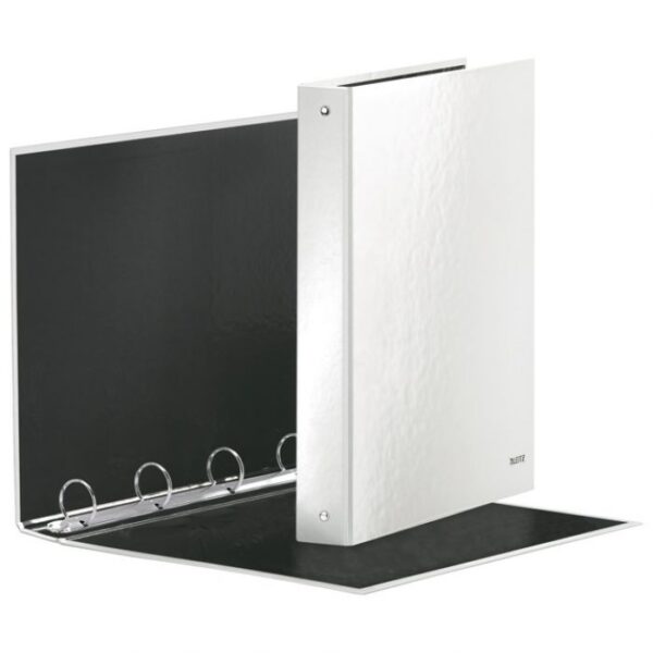 MAPA ULOŽNA 4RINGA-FI30 MM/HRBAT-40 MM A4 WOW LEITZ 42440101 BISERNO BIJELA * DO ISTEKA ZALIHA