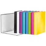 MAPA ULOŽNA 4RINGA-FI30 MM/HRBAT-40 MM A4 WOW LEITZ 42440151 METALIK TIRKIZNA * DO ISTEKA ZALIHA - Image 2