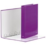 MAPA ULOŽNA 4RINGA-FI30 MM/HRBAT-40 MM A4 WOW LEITZ 42440162 METALIK LJUBIČASTA * DO ISTEKA ZALIHA