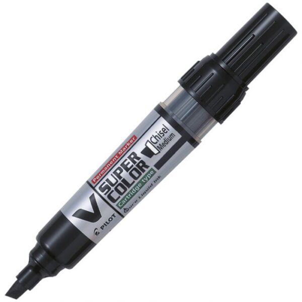 MARKER PERMANENTNI 1,4-4,8 MM KLINASTI VRH V SUPER COLOR BEGREEN PILOT SCA-VSC-MC-BG CRNI * DO ISTEKA ZALIHA