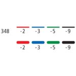 MARKER PERMANENTNI OBOSTRANI 0,6 I 1,5 MM LUMOCOLOR STAEDTLER 348-9 CRNI - Image 4