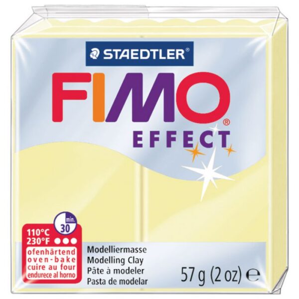MASA ZA MODELIRANJE   57G FIMO EFFECT STAEDTLER 8020-105 PASTELNA BOJA VANILIJE * DO ISTEKA ZALIHA
