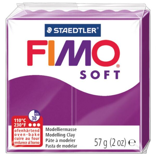 MASA ZA MODELIRANJE   57G FIMO SOFT STAEDTLER 8020-61 LJUBIČASTA