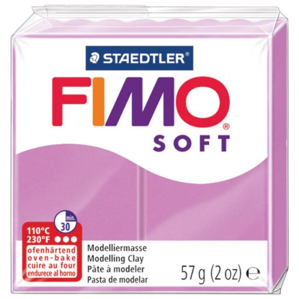 MASA ZA MODELIRANJE   57G FIMO SOFT STAEDTLER 8020-62 LAVANDA