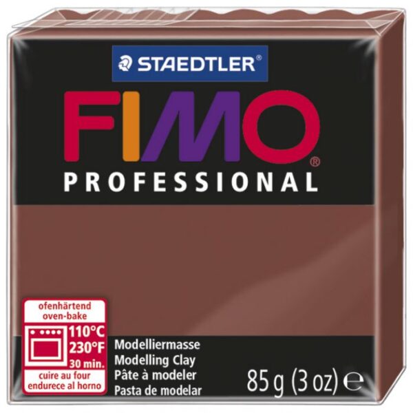 MASA ZA MODELIRANJE   85G FIMO PROFESSIONAL STAEDTLER 8004-77 BOJA ČOKOLADE * DO ISTEKA ZALIHA