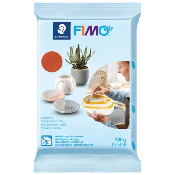 GLINAMOL 0,5KG FIMO AIR BASIC STAEDTLER 8100-76 TERRACOTTA
