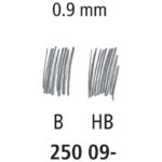 MINE 0,9 MM HB 1TUBA MARS MICRO CARBON STAEDTLER 250 09-HB - Image 2