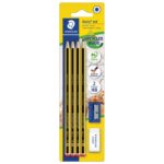 OLOVKA GRAFITNA HB NORIS PK4 PLUS GUMICA PLUS ŠILJILO STAEDTLER 120S1 BK4D BLISTER