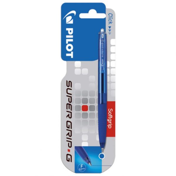 OLOVKA KEMIJSKA SUPER GRIP G RETRACTABLE PILOT BPGG-8R-F PLAVA BLISTER