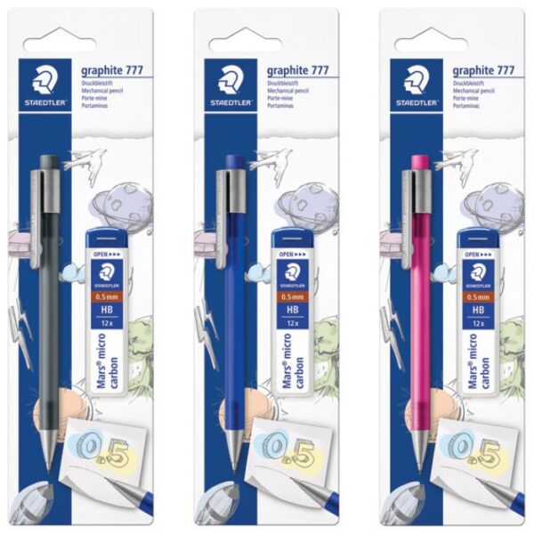 OLOVKA TEHNIČKA 0,5 MM GRAPHITE PLUS MINE STAEDTLER 7775SBK25D BLISTER