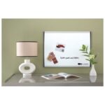 PLOČA MAGNETNA  58,5X43 CM SREBRNI/CRNI OKVIR NOBO 1903783 BIJELA - Image 2