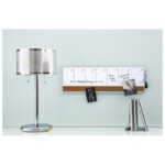 PLOČA PLANER TJEDNI MAGNETNI/PLUTO 58,5X19 CM SREBRNI OKVIR NOBO 1903780 BIJELA/SMEĐA - Image 2