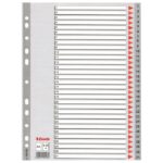 PREGRADA PLASTIČNA A4 BROJEVI 1-31 ESSELTE 100108 SIVA