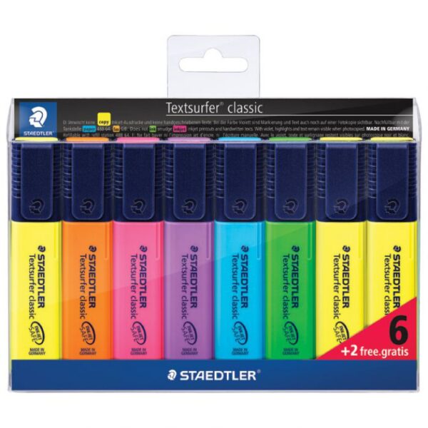 SIGNIR 1-5 MM CLASSIC STAEDTLER 364 A WP8 8BOJA (6 PLUS 2GRATIS)