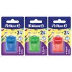 ŠILJILO PVC S PVC KUTIJOM 2RUPE PELIKAN 700245 SORTIRANO BLISTER