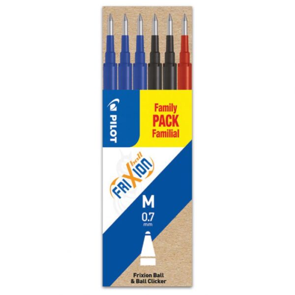 ULOŽAK ZA ROLER 0,7 MM FRIXION PIŠI-BRIŠI PK6 PILOT BLS-FR7-S6-1 SORTIRANO * DO ISTEKA ZALIHA