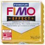 MASA ZA MODELIRANJE   57G FIMO EFFECT STAEDTLER 8020-112 GLITTER ZLATNA (NOVA Š.000052497) * DO ISTEKA ZALIHA