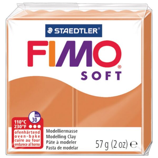 MASA ZA MODELIRANJE   57G FIMO SOFT STAEDTLER 8020-76 COGNAC