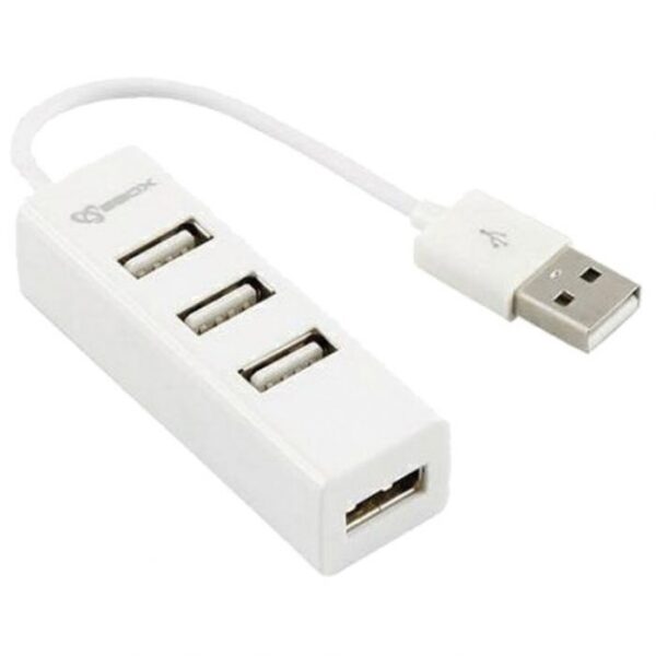 USB HUB 2.0 EXTERNI 4-PORTNI SBOX H-204 BIJELI
