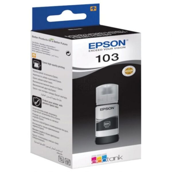 INK JET EPSON 103 ECOTANK L3150 T00S14A ORIGINAL CRNI