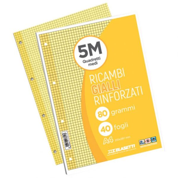 BLOK ZA MAPU ULOŽNU 4 RUPE A4 KARO 40L BLASETTI ŽUTA