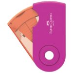 ŠILJILO PVC S PVC KUTIJOM 1RUPA SLEEVE MINI FABER-CASTELL 182714 SORTIRANO - Image 3