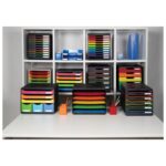 KUTIJA S  5 LADICA (RUB SORT BOJE) EXACOMPTA 309914D CRNA - Image 7