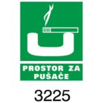 NALJEPNICE &QUOT;PROSTOR ZA PUŠAČE&QUOT; SIMBOL 3225