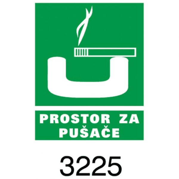 NALJEPNICE &QUOT;PROSTOR ZA PUŠAČE&QUOT; SIMBOL 3225