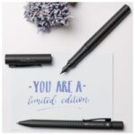 GARNITURA OLOVKA KEMIJSKA PLUS NALIVPERO GRIP 2011 EDITION U MET.KUT. FABER CASTELL 201626 MAT CRNA - Image 4