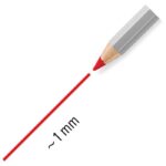 OLOVKA SPECIJALNA NEPERMANENTNA OMNICHROM PK12 STAEDTLER 108-2 CRVENA - Image 4