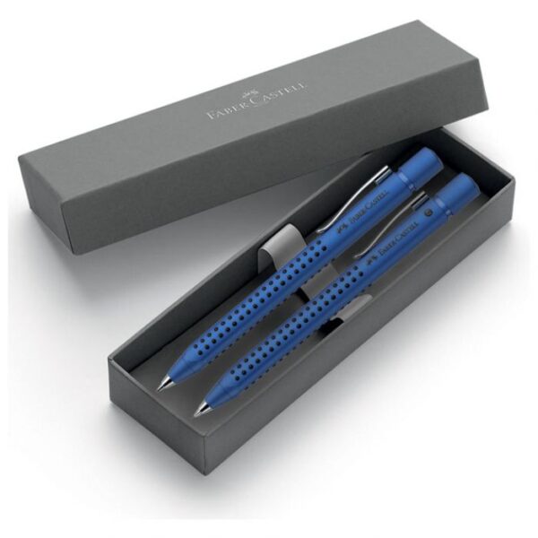 GARNITURA OLOVKA KEMIJSKA PLUS TEHNIČKA GRIP 2011 FABER-CASTELL PLAVA