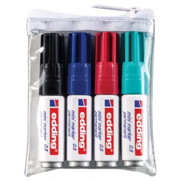 MARKER PERMANENTNI MINI 0.5 PK4 EDDING SORTIRANO