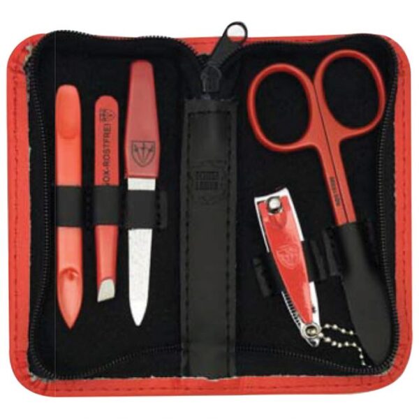 SET MANIKIR 1/5 KOŽA KELLERMANN L52124MCRED CRVENI