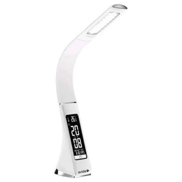 SVJETILJKA STOLNA LED BUSINESS UMJETNA KOŽA AVIDE BIJELA