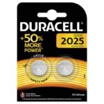 BATERIJA LITIJ DUGMASTA 3V PK2 DURACELL 2025 BLISTER