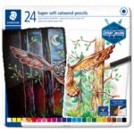 BOJE DRVENE  24BOJE METALNA KUTIJA SUPER SOFT DESIGN JOURNEY STAEDTLER 149C M24 * DO ISTEKA ZALIHA